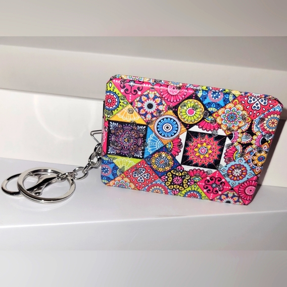 Colorful Mirror Bag Tag/Keychain - Picture 3 of 4